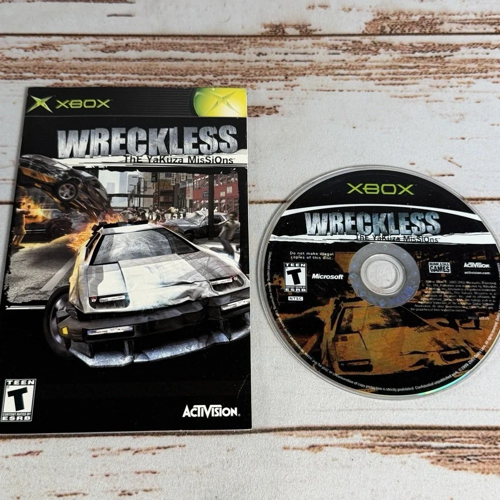 XB Wreckless: The Yakuza Missions - Tested - Complete - Xbox